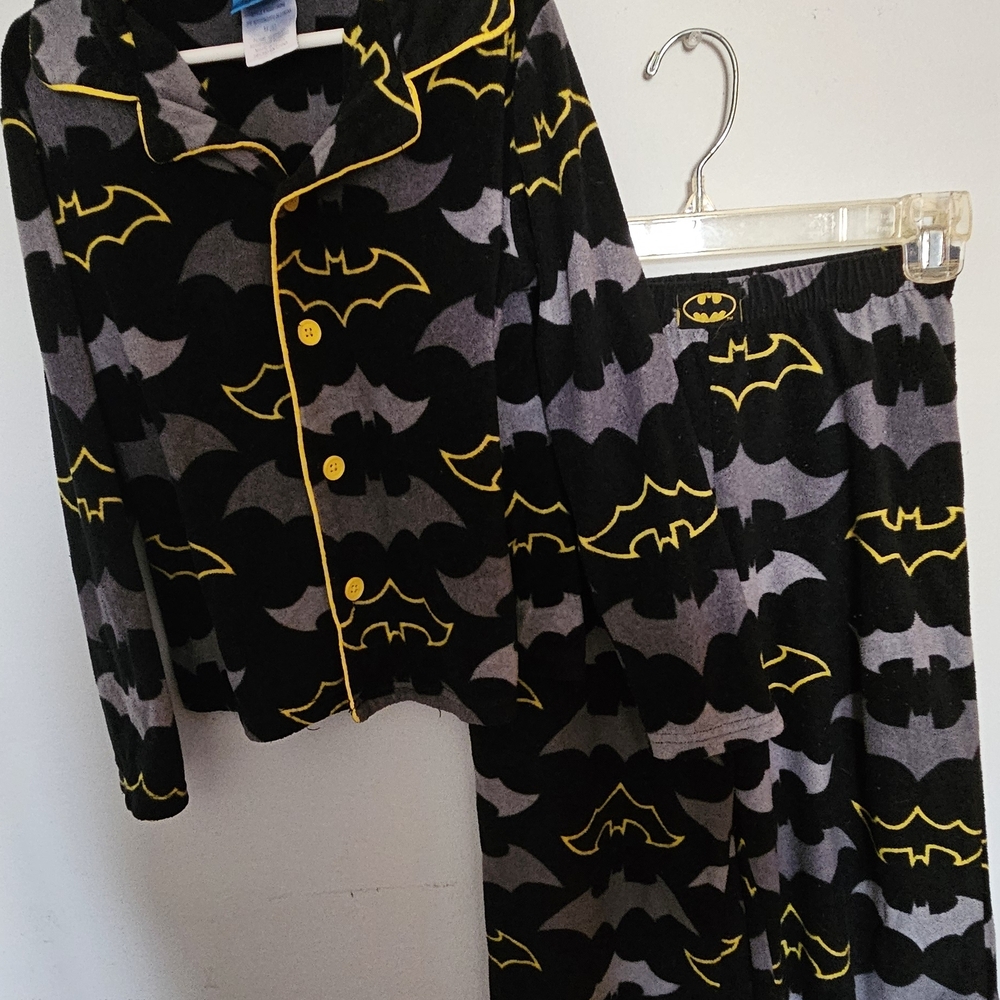 Batman Black and Yellow Kids Pajama Set